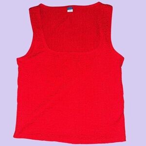 Old Navy Vibrant Red Tank Top